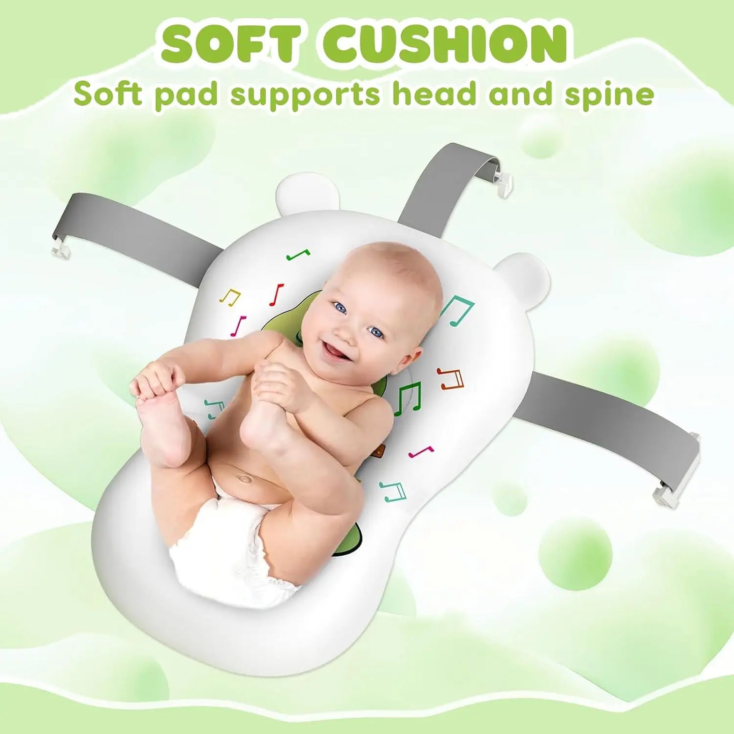 Cute Frog Design Foldable Baby Bathtub