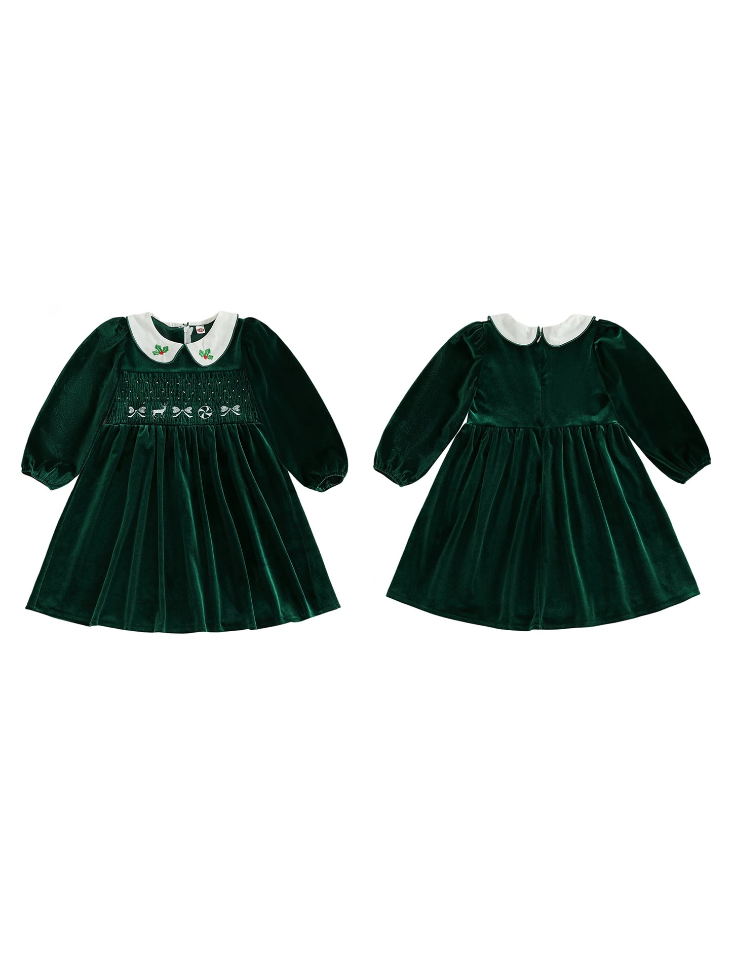 Elegant Velvet Holiday Dresses for Children - Festive Charm!