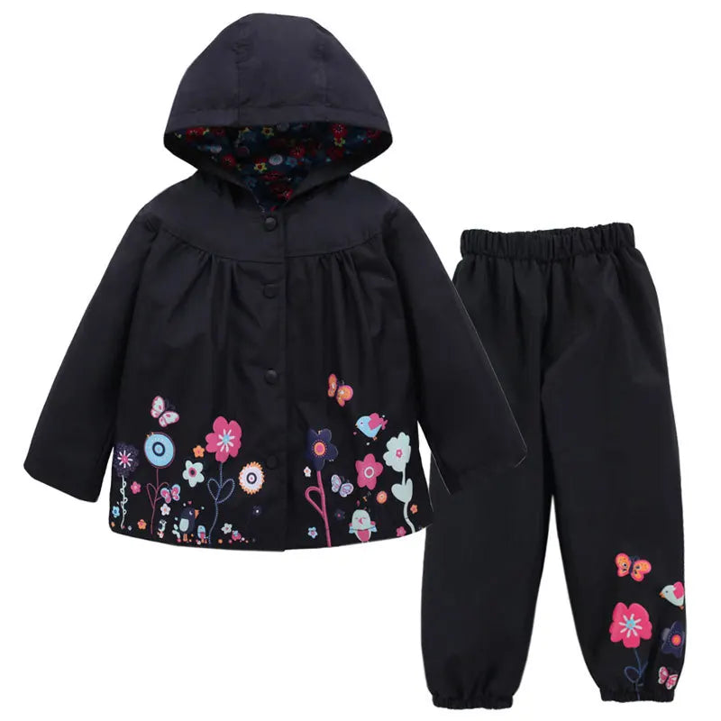 Spring Showers Waterproof Coat & Pants Set