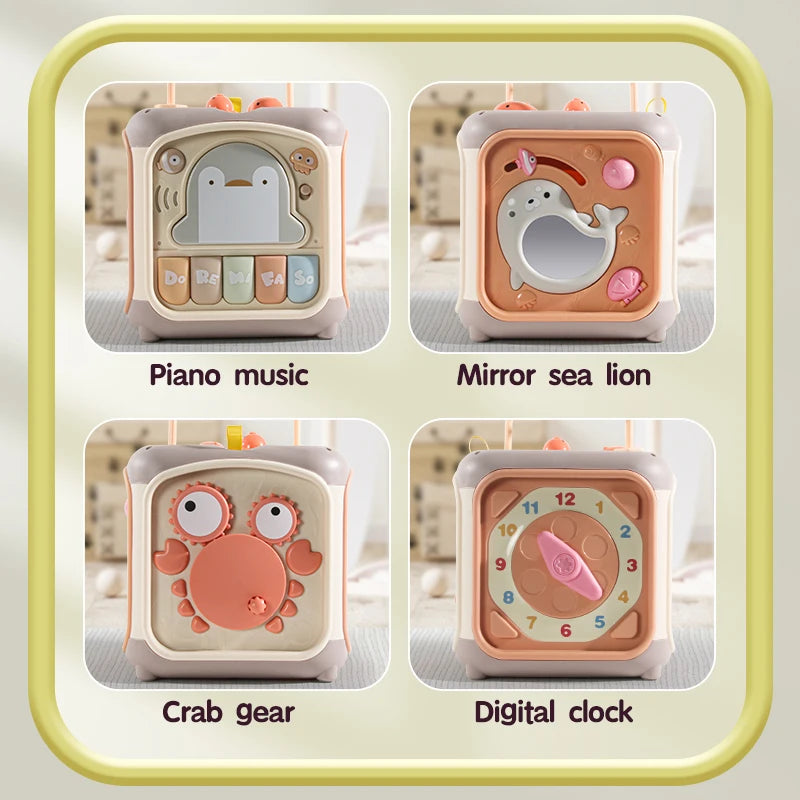 Multifunctional Musical Activity Cube for Babies & Toddlers