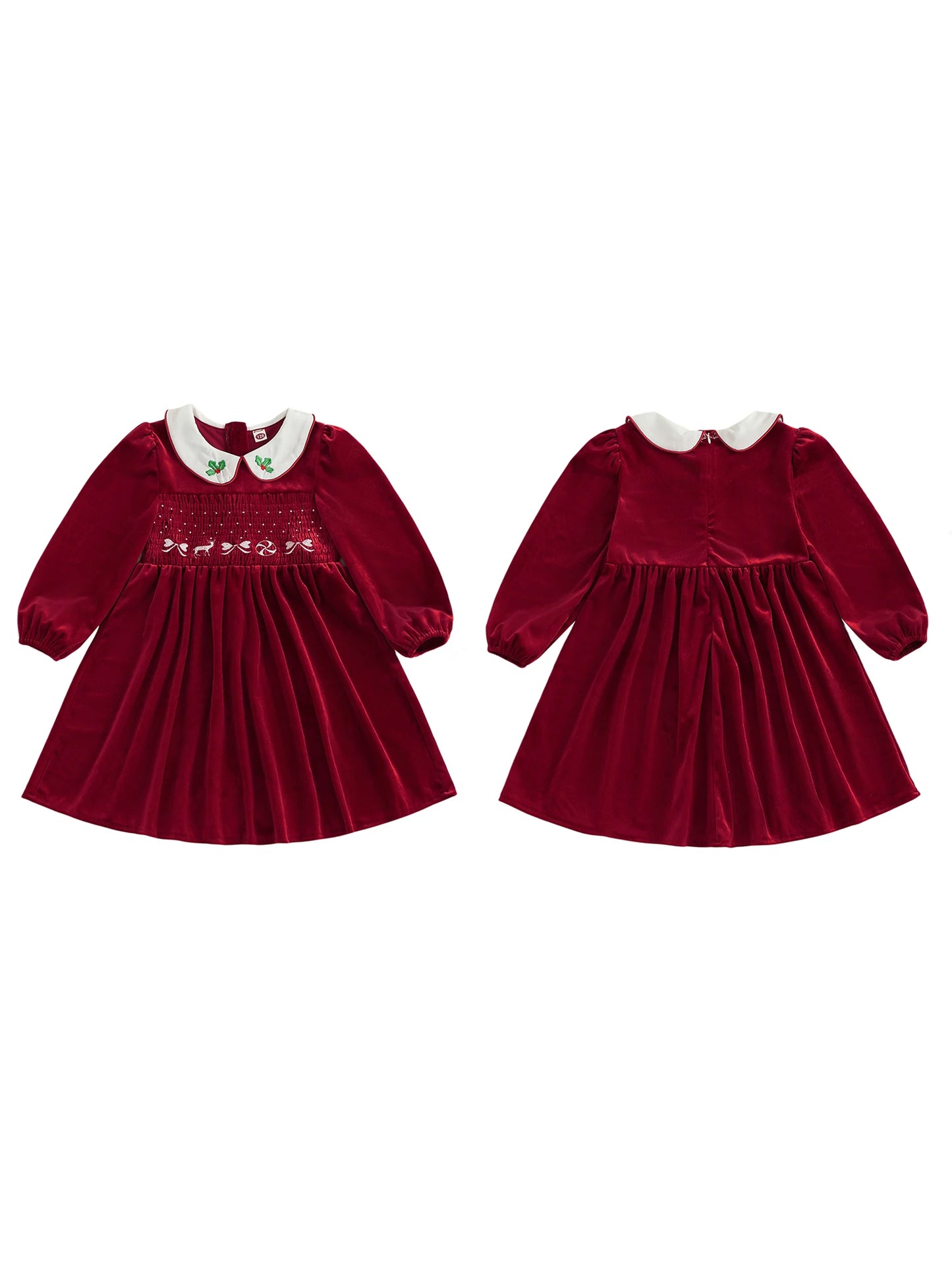 Elegant Velvet Holiday Dresses for Children - Festive Charm!