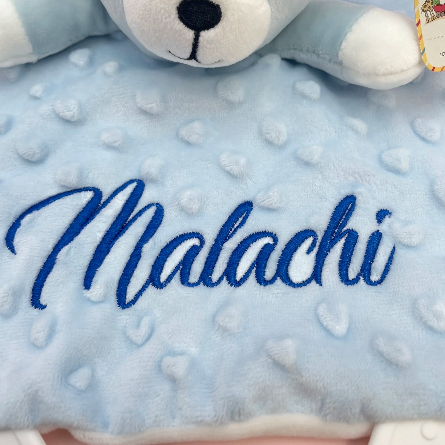 Personalized Security Blanket for Girls and Boys Newborn Gifts Embroidered Baby Blanket Baby Shower Gifts 1st Birthday Gift