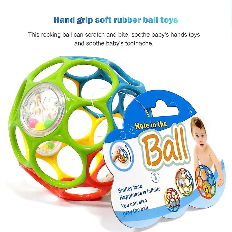 Vibrant Oball Sensory Rattle Toy