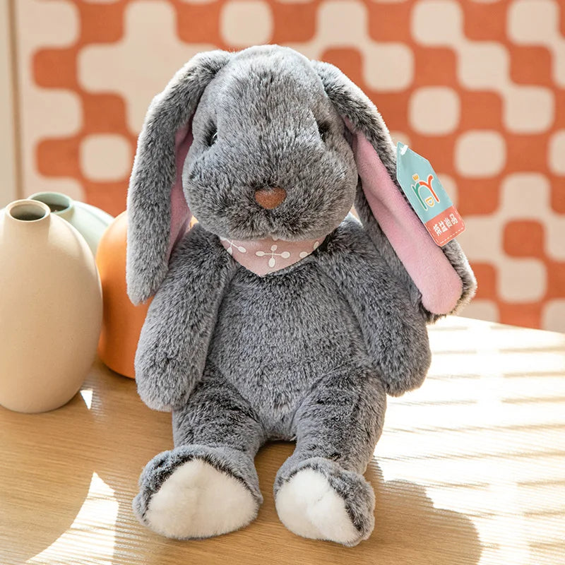 Plush Bunny Dolls with Knitted Sweaters – Assorted Colors