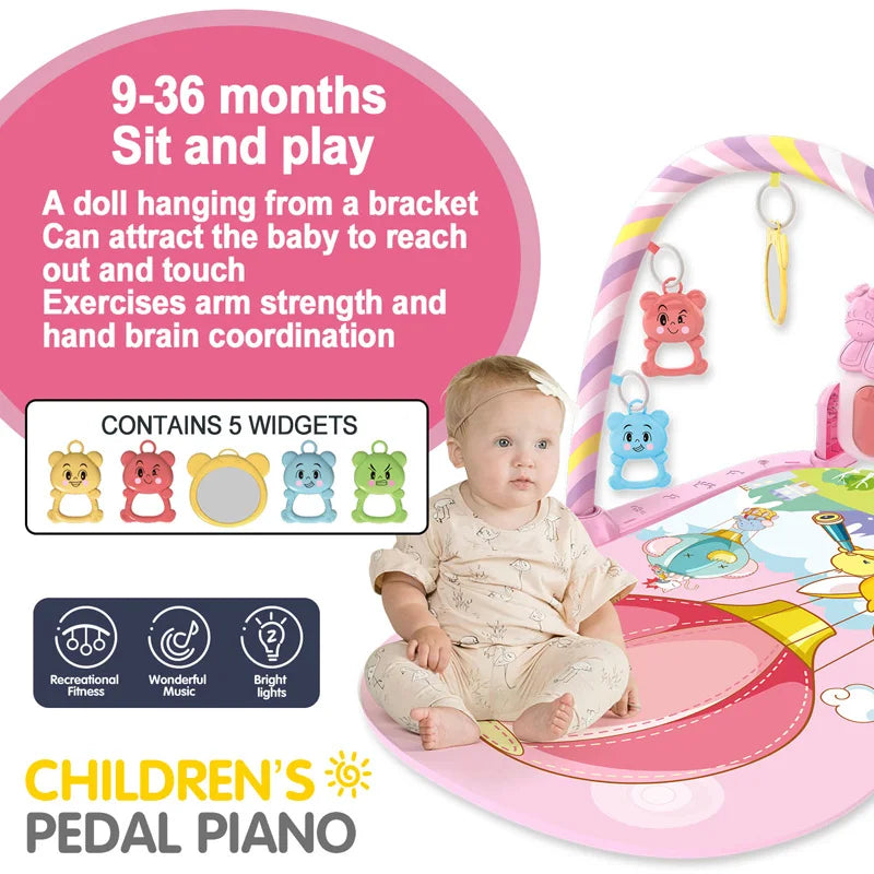 Portable Baby Activity Play Mat & Gym