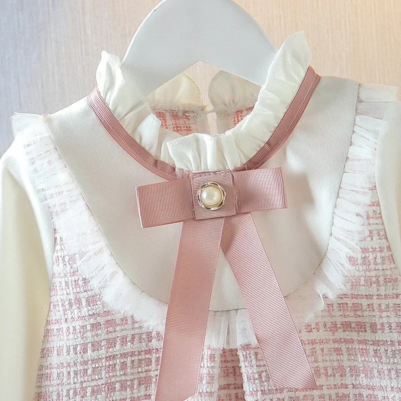 Classic Baby Girl Dress with Bow