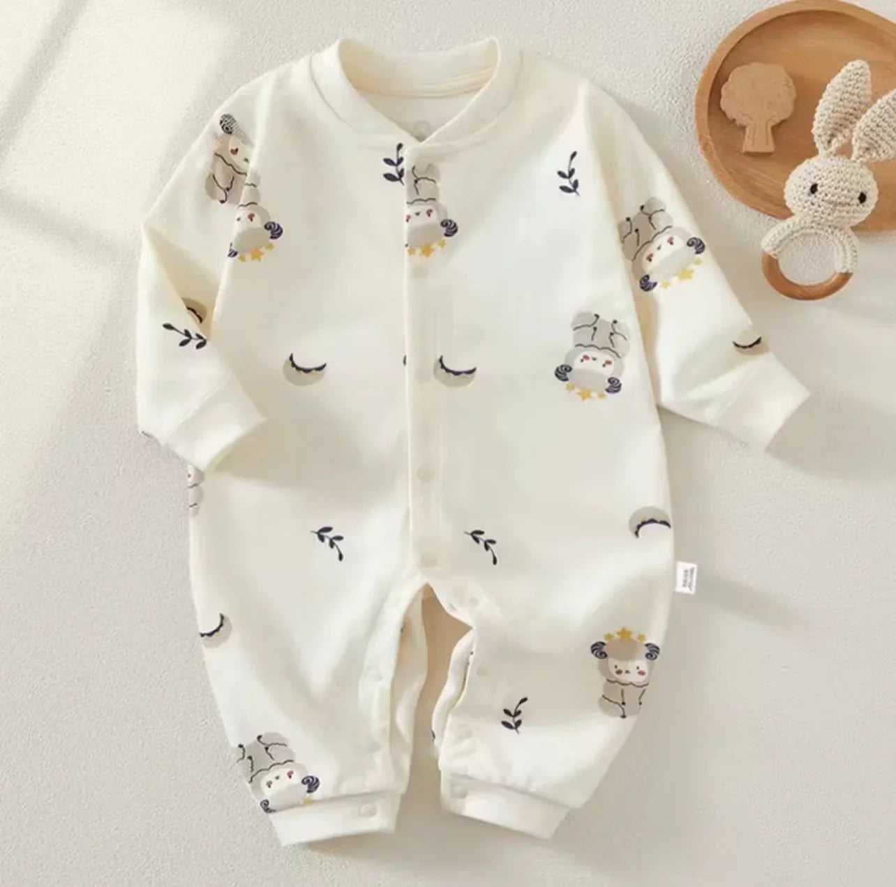 Cozy Ribbed Baby Romper