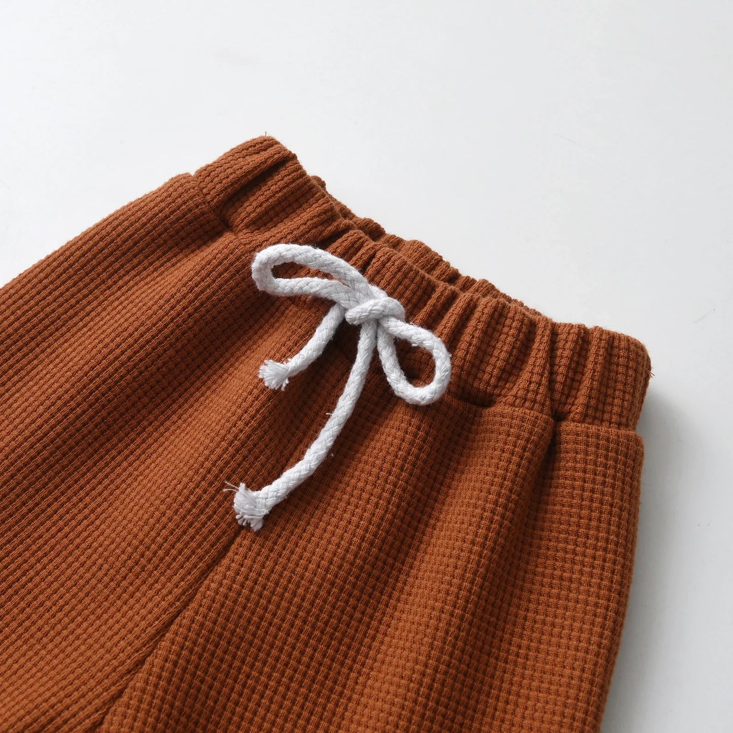 Keep your Baby Boy warm with this Cute Bear Waffle Knit Baby Outfit