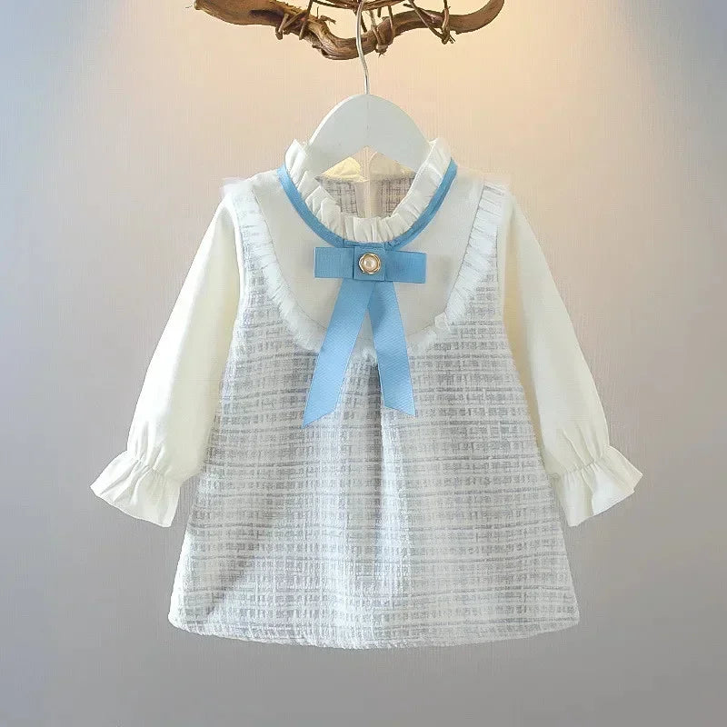 Classic Baby Girl Dress with Bow