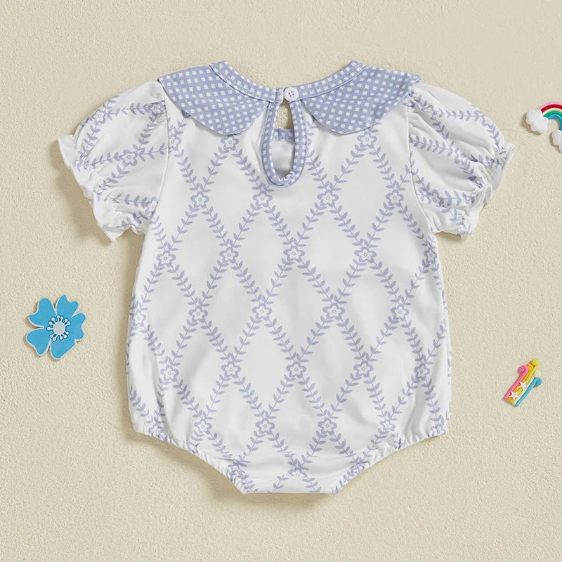 Charming Vintage-Inspired Baby Romper