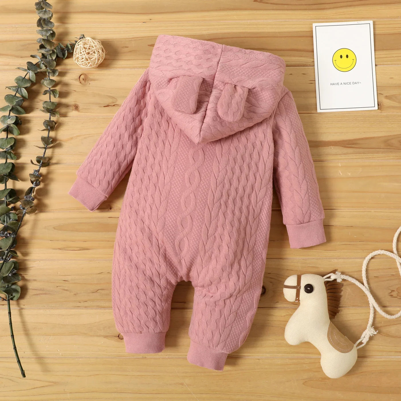 Adorable Hooded Baby Jumpsuits - Cozy & Cute for Your Little One!