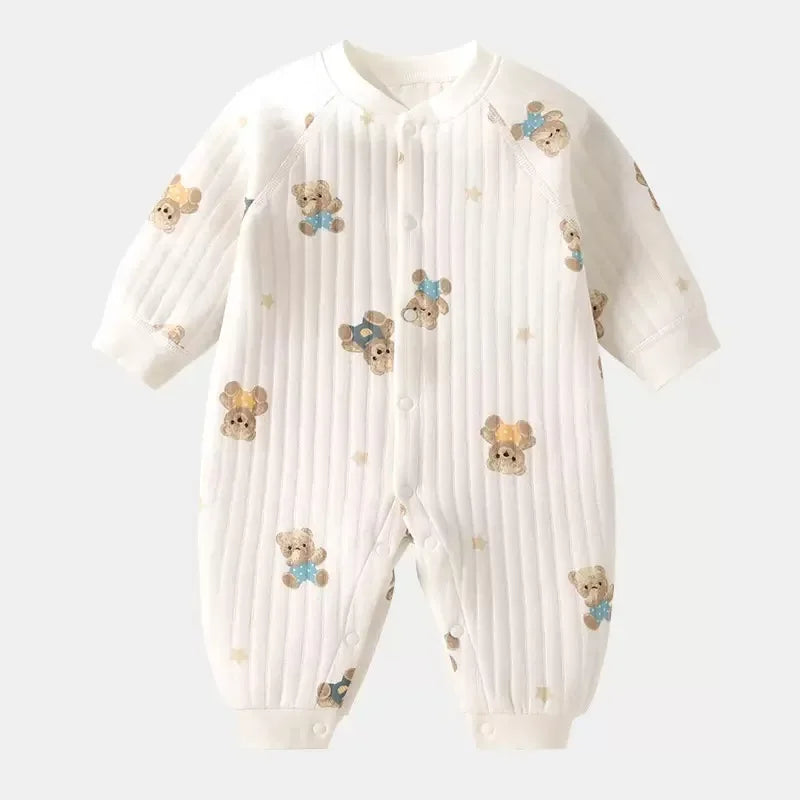 Cozy Ribbed Baby Romper
