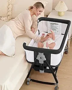 Modern Bedside Bassinet for Infants