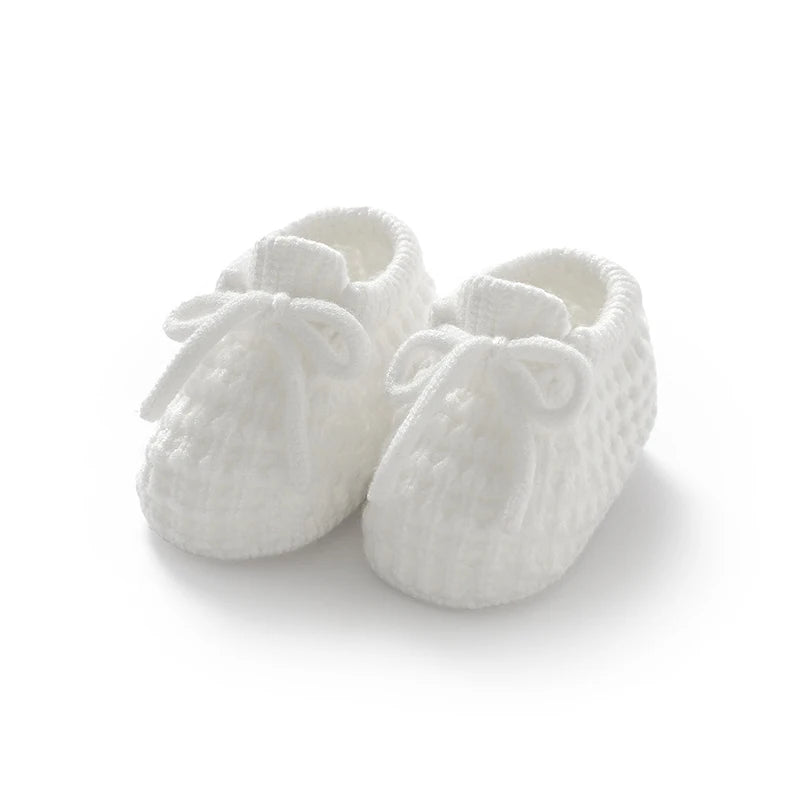 Soft Knitted Baby Booties in Selective Colors