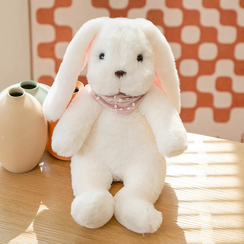 Plush Bunny Dolls with Knitted Sweaters – Assorted Colors