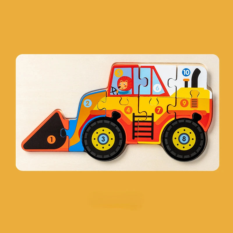 Children Montessori Wooden Puzzles