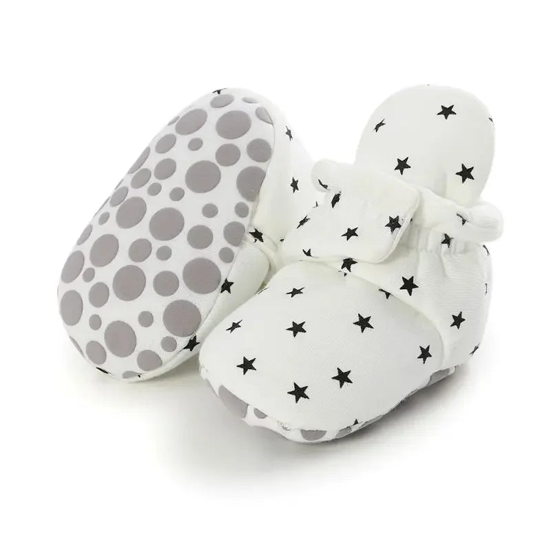 Newborn Stary Cotton Booties