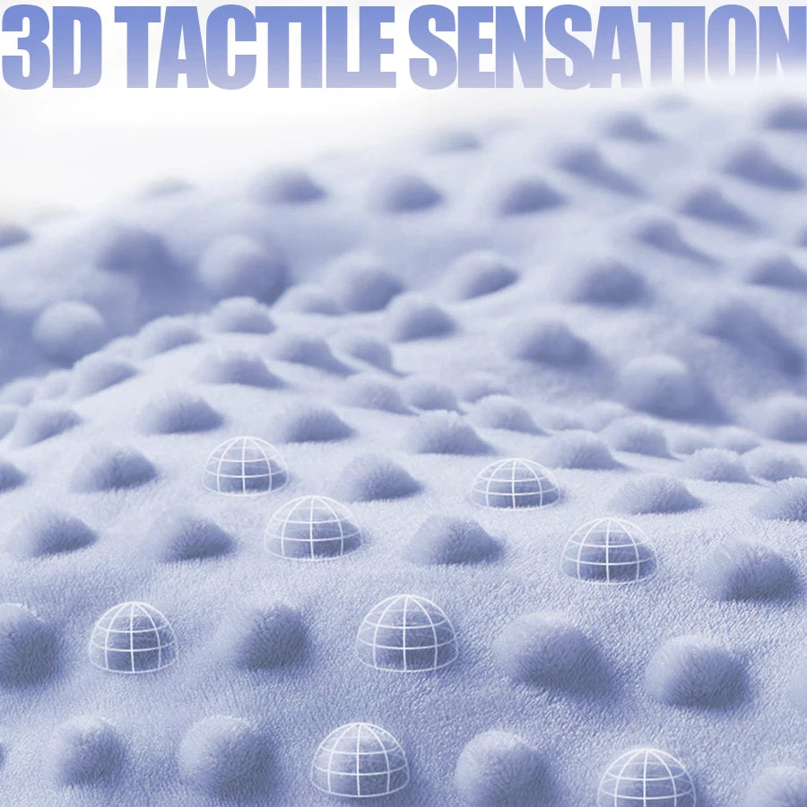 Personalized Baby Blanket Newborn Stroller Sleeping Dolls Custom Blanket With Name Animal Security Towel Gift Set