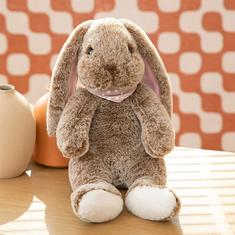 Plush Bunny Dolls with Knitted Sweaters – Assorted Colors