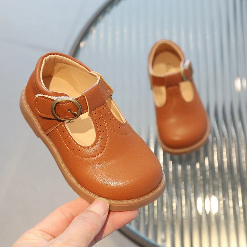 JClassic Leather T-Strap Mary Jane Styled Shoes for Girls