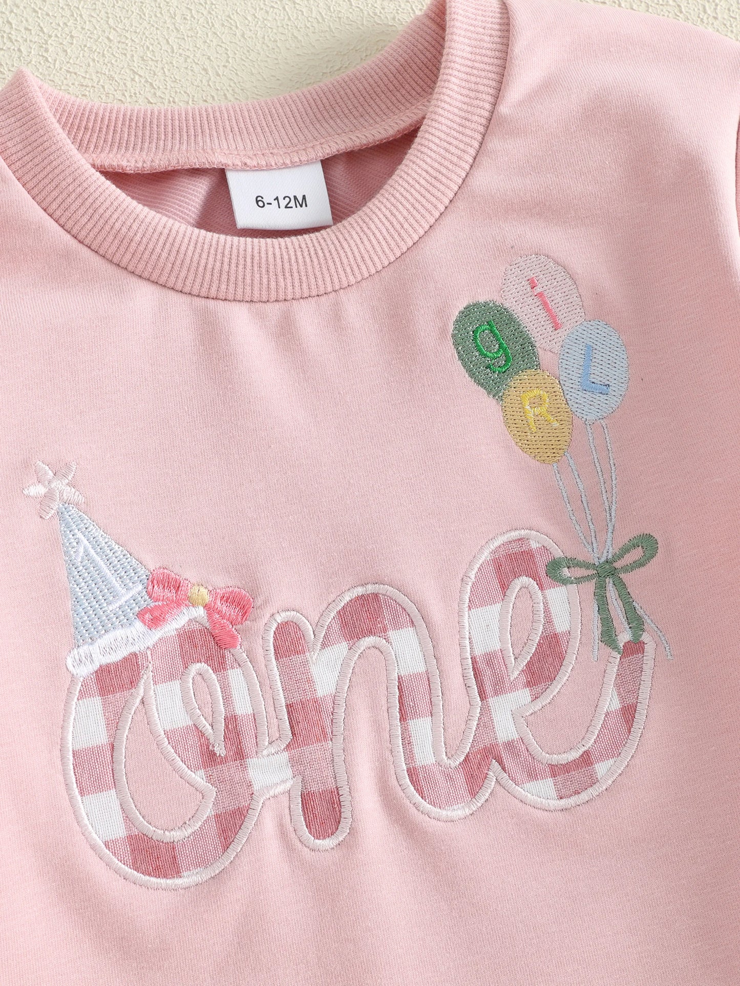 Crew-Neck-Sweatshirt Outfits Sweatshirt Sweatshirt Outfits Letter Embroidery Embroidery Crew Baby Crew-Neck-Sweatshirt