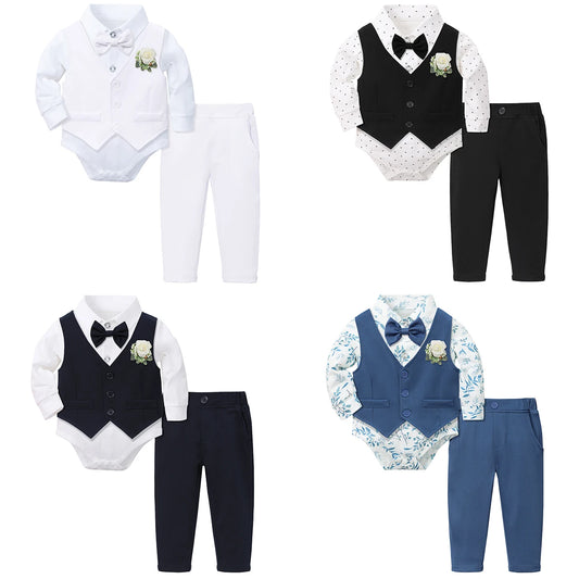 Timeless Little Gentleman Formal Vest Suit