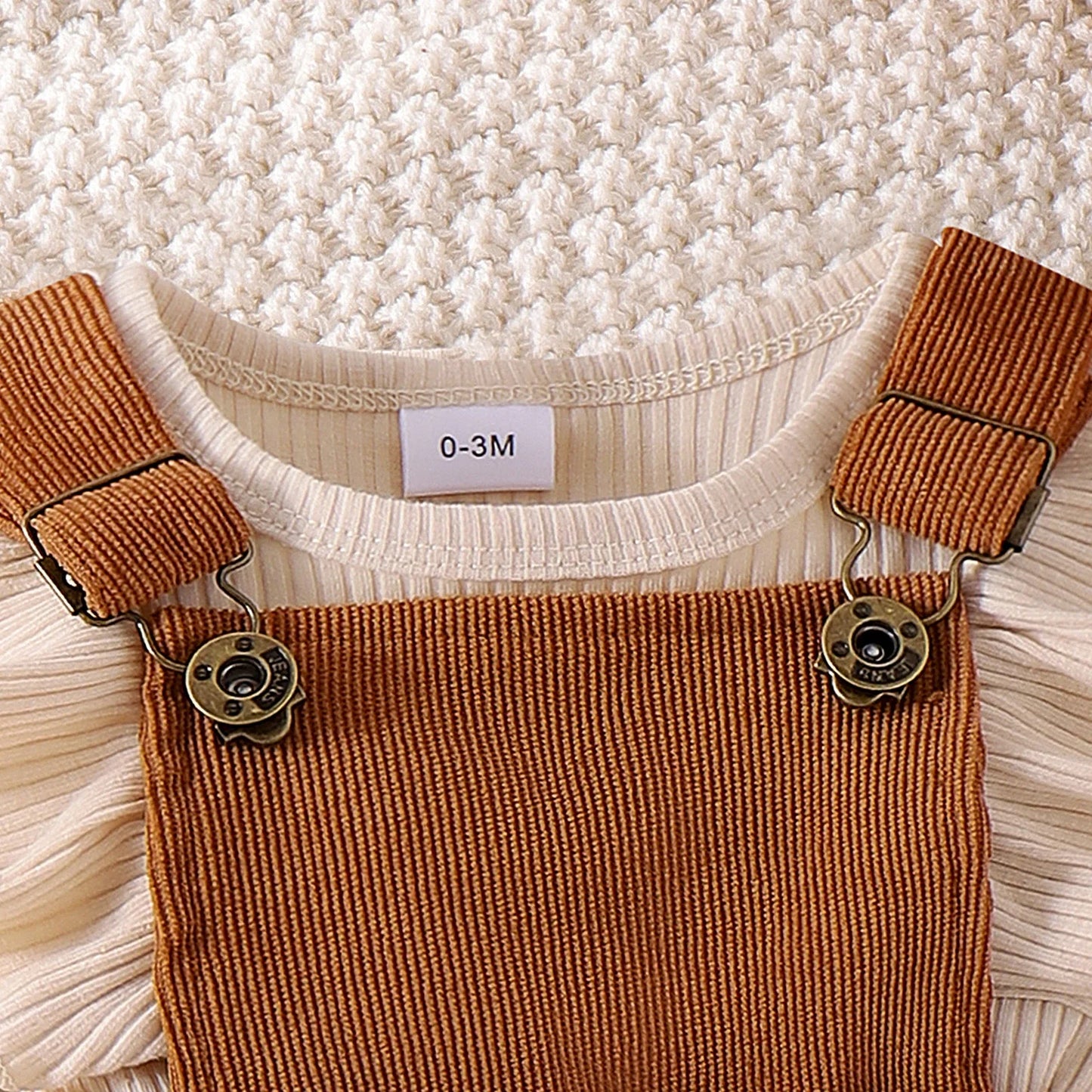 2 PCS Girls Long-Sleeved Jumper with Onsie