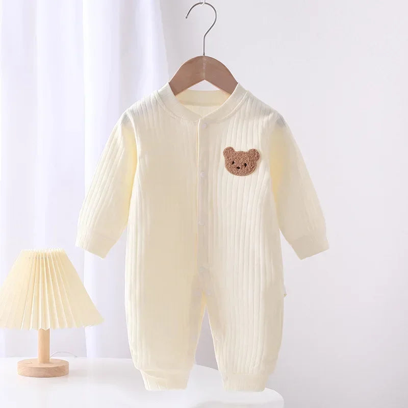 Cozy Ribbed Baby Romper