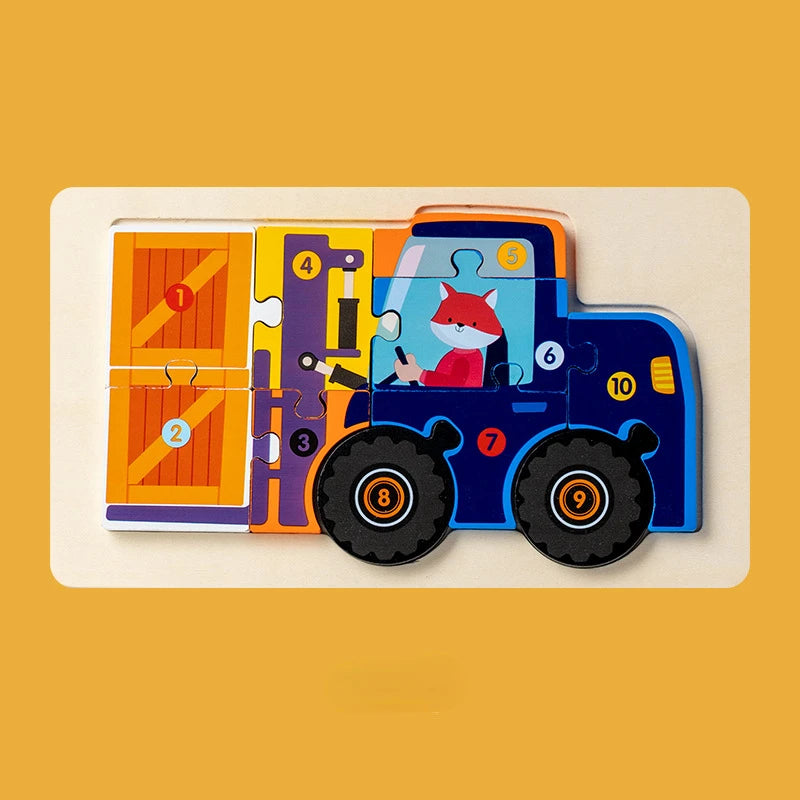 Children Montessori Wooden Puzzles