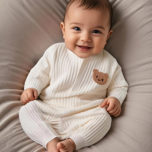 Cozy Ribbed Baby Romper