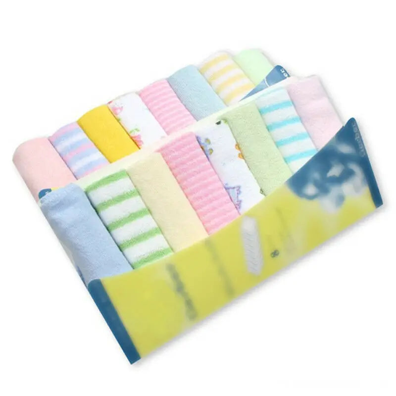Soft Baby Washcloth Set – 8 Pack Pastel Assortment