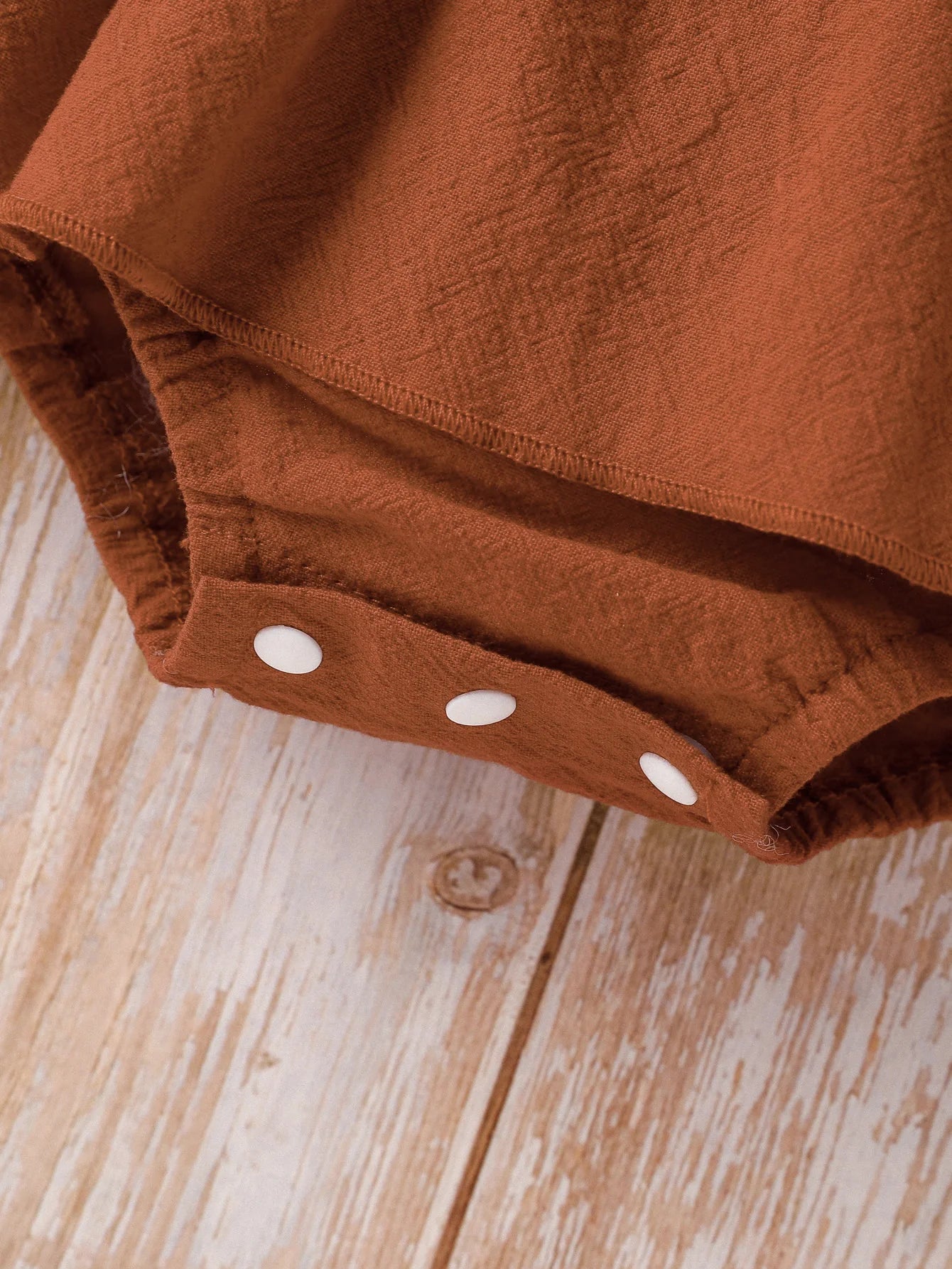 Ruffle Romper Set with Headband – Rust or Red