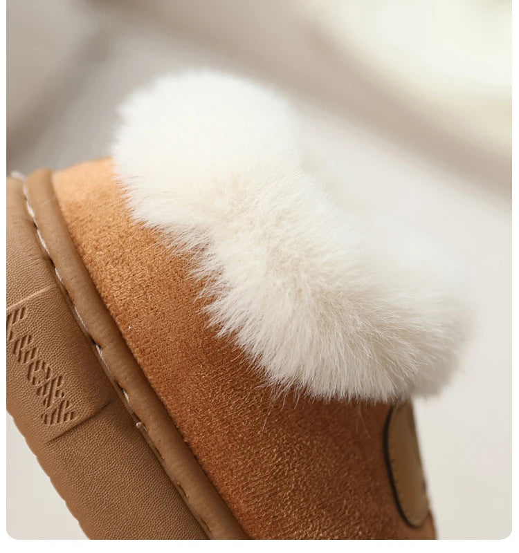 Cozy Bear Faux Fur Baby Boots