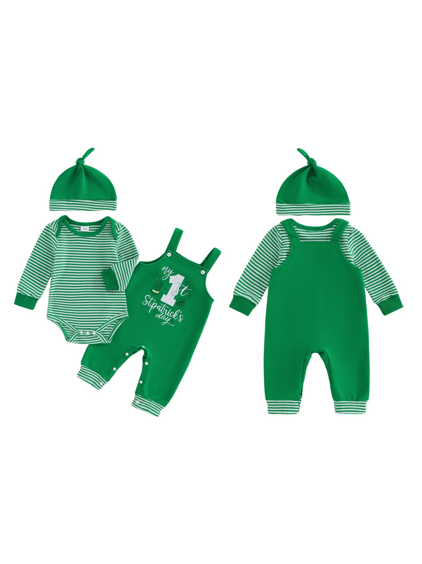 St. Patrick’s Day First Outfit Three Piece Set