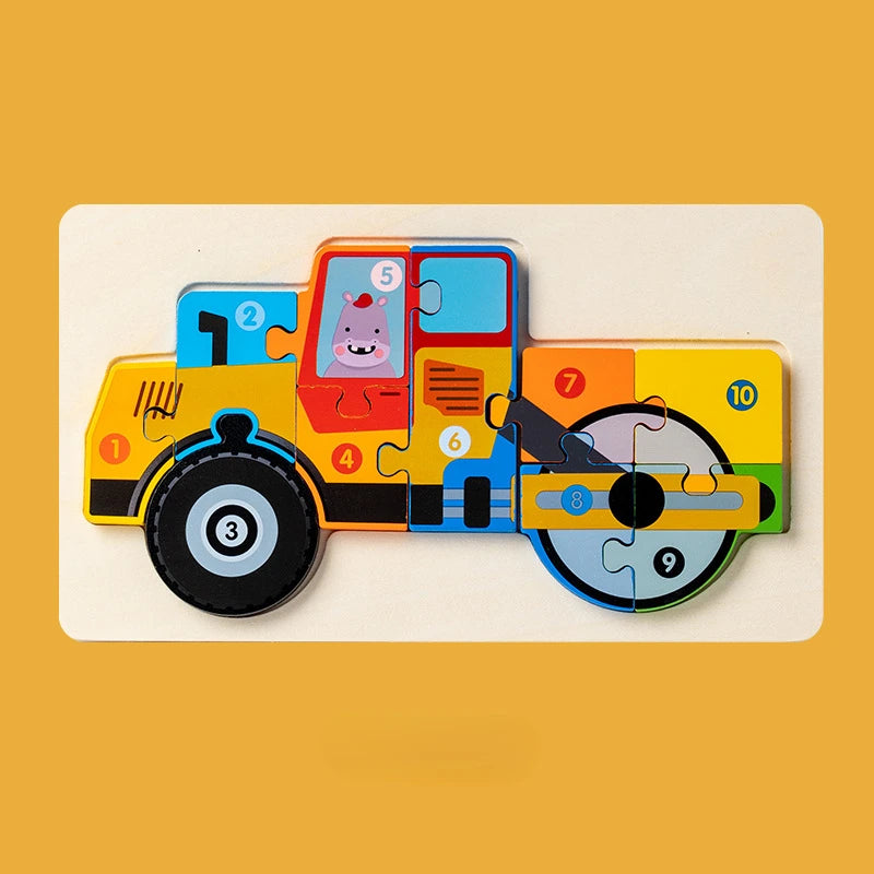 Children Montessori Wooden Puzzles