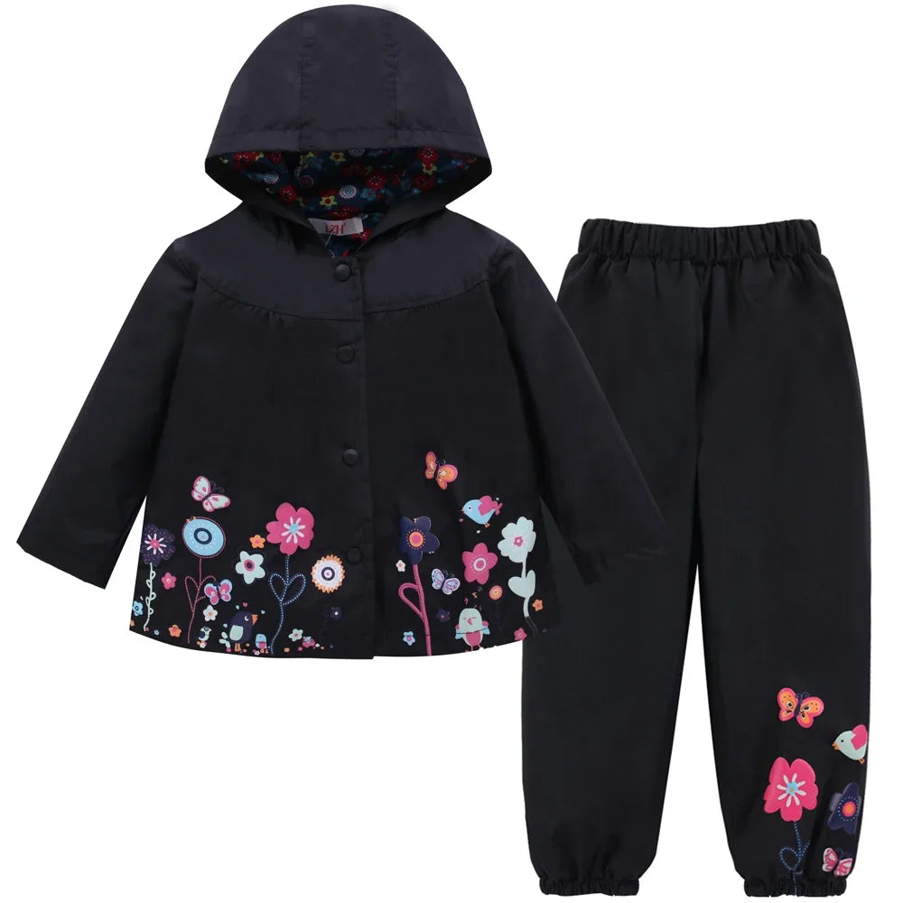 Spring Showers Waterproof Coat & Pants Set