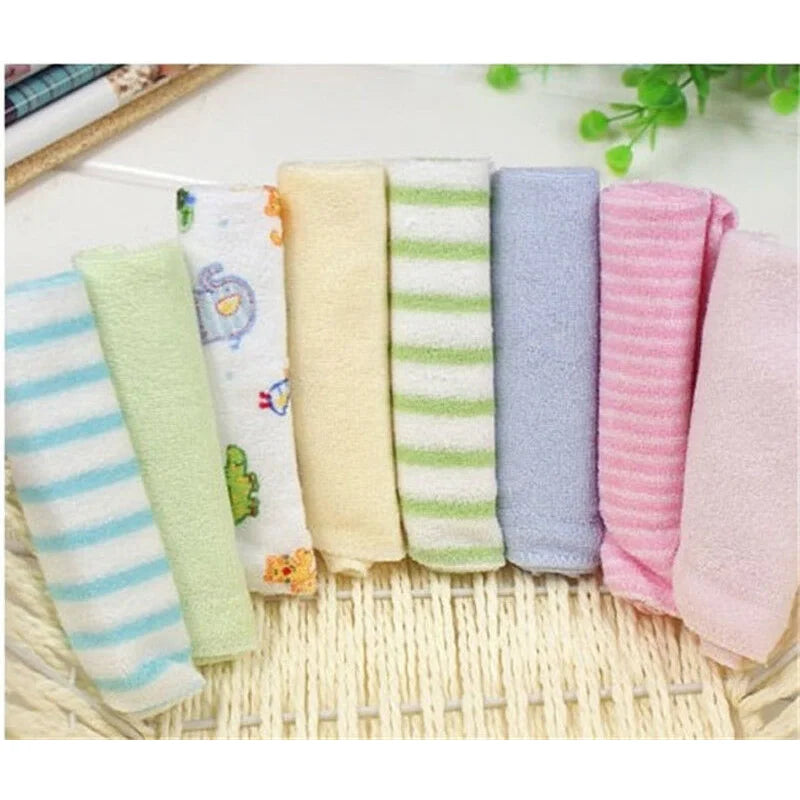 Soft Baby Washcloth Set – 8 Pack Pastel Assortment