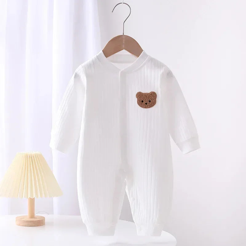 Cozy Ribbed Baby Romper