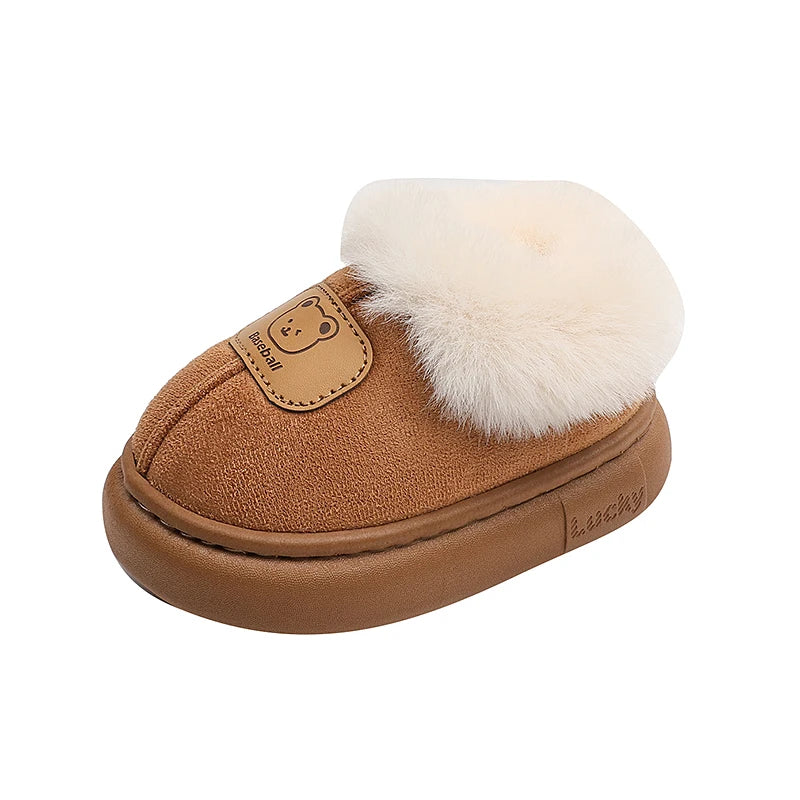 Cozy Bear Faux Fur Baby Boots