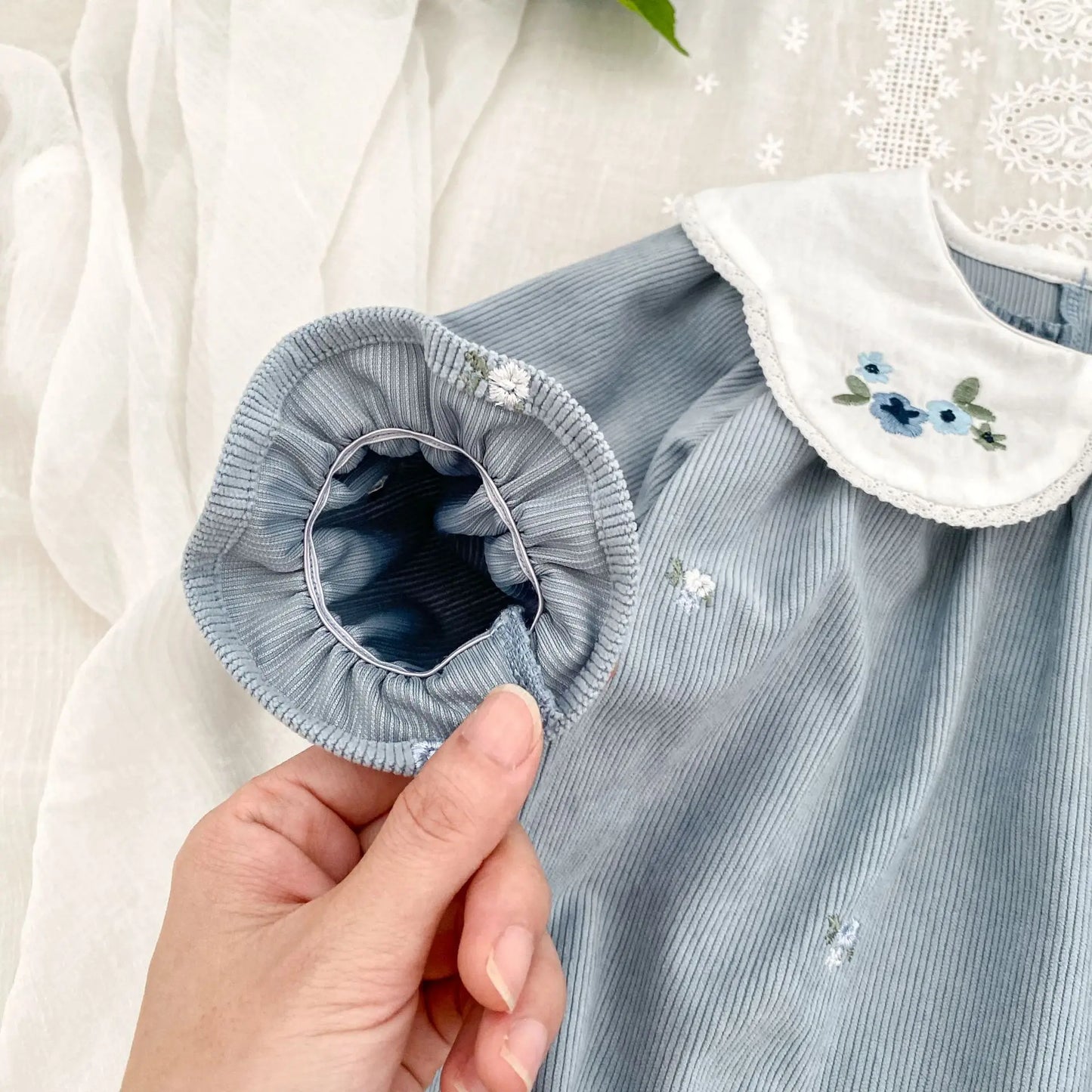 2025 New Toddler Baby Girls Romper Spring Children Clothes Ruffled Long Sleeved Cotton Baby Clothing Flower Baby Girls Jumpsuit