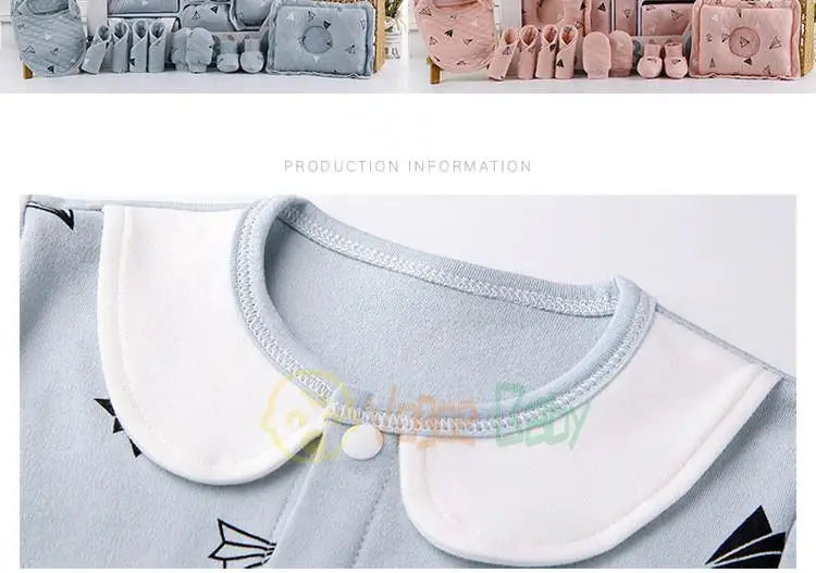 18/21pcs Newborn Clothes Baby Gift Pure Cotton Baby Set 0-6 Months Summer Autumn And Winter Kids Clothes Suit Unisex Without Box