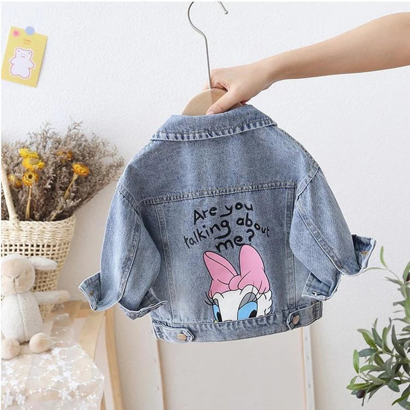 Adorable Daisy Duck Denim Jacket for Toddler Girls