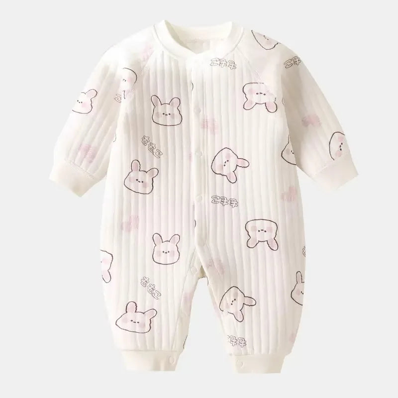 Cozy Ribbed Baby Romper