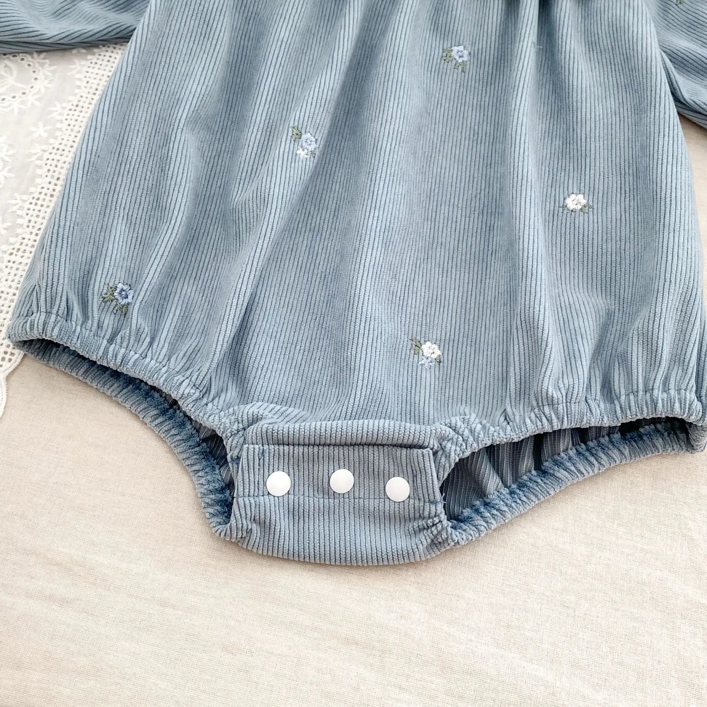 2025 New Toddler Baby Girls Romper Spring Children Clothes Ruffled Long Sleeved Cotton Baby Clothing Flower Baby Girls Jumpsuit