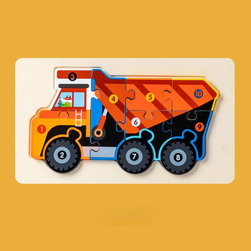 Children Montessori Wooden Puzzles