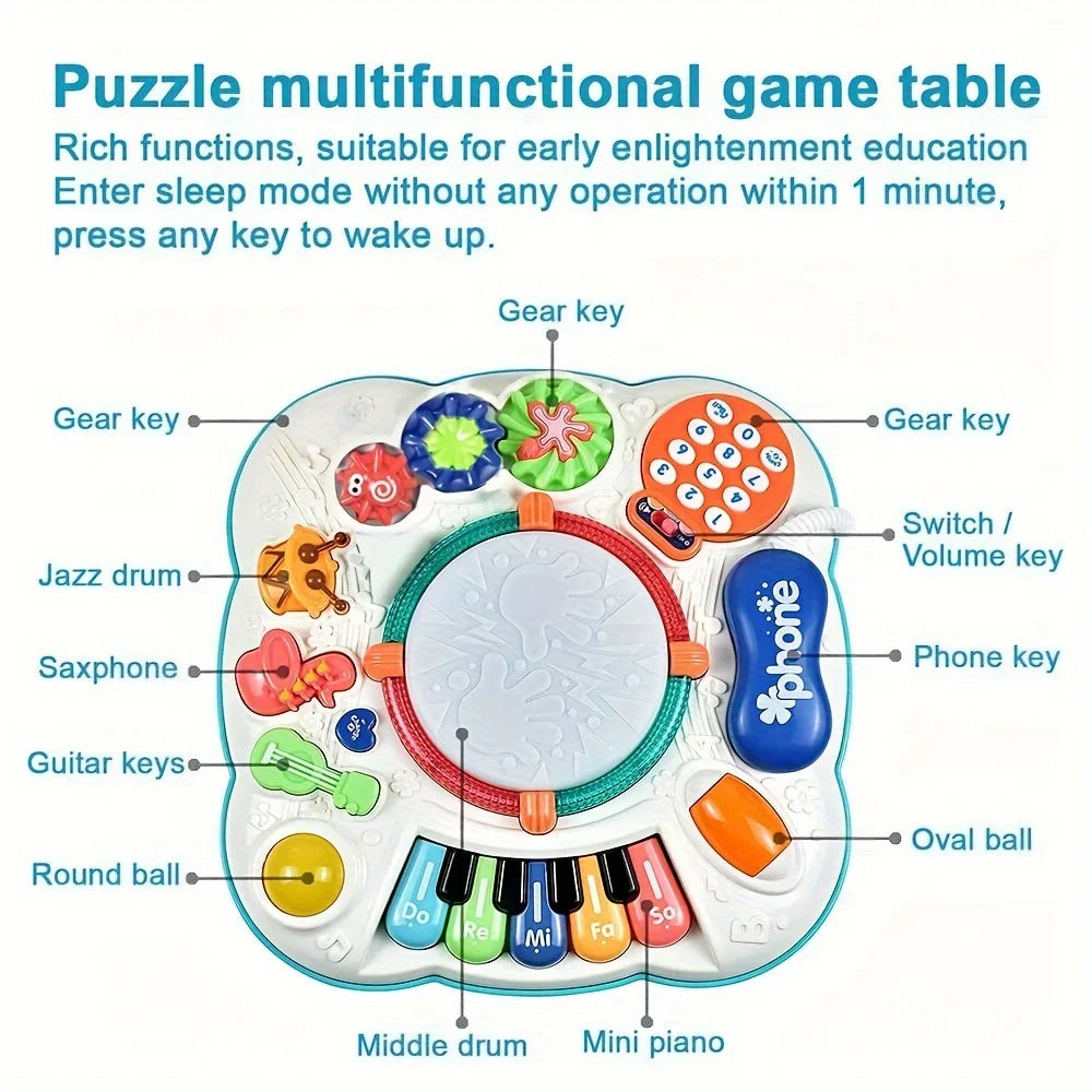 Interactive Early Childhood Education Light Music Table
