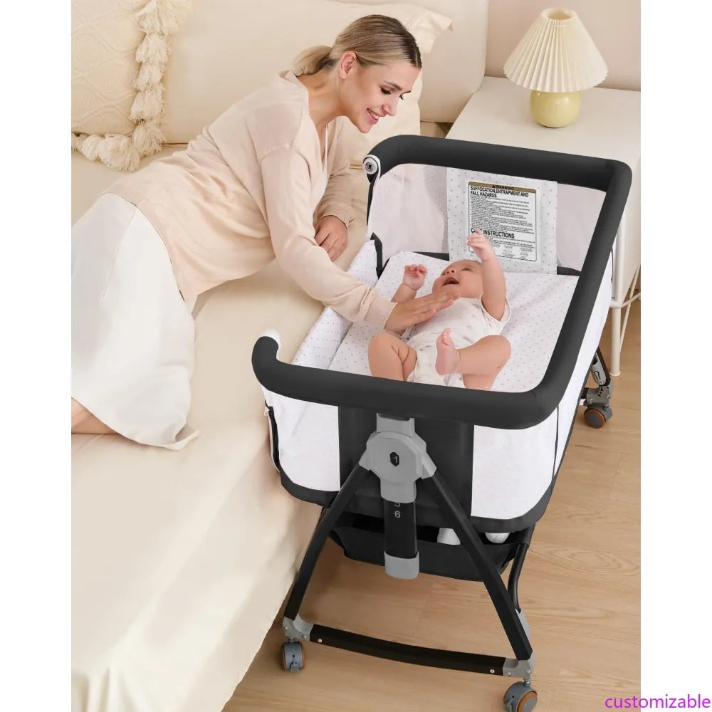 Modern Bedside Bassinet for Infants