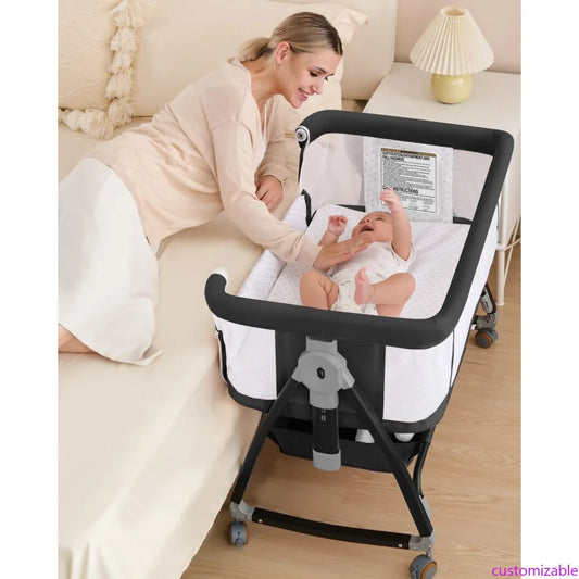 Modern Bedside Bassinet for Infants