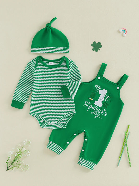 St. Patrick’s Day First Outfit Three Piece Set