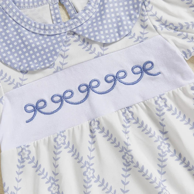 Charming Vintage-Inspired Baby Romper